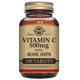 Solgar Vitamine C Rose Hips 500mg 100 Comprimés