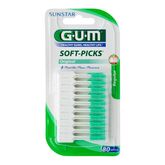 Sunstar Gum Soft-Picks Original Avec Fluorure Ordinaire 80 Unités