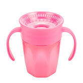 360 Tumbler Without Spout Pink With Handles 200ml