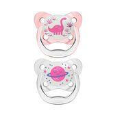 Dr. Brown's Prevent Nocturne Pacifier Pink T/2 6-18M