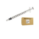 Bd Plastipak Syringe 3 Pieces S/Needle 1ml