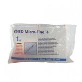 B.d Ultra Fine Jeringa Para Insulina U 100 1ml 30g X 13 Mm 10 Unidades Becton Dickinson