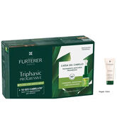 Rene Furterer Triphasic Progressive Anti-Haarausfall Behandlung 8x5.5ml+Geschenk Anti-Haarausfall Shampoo 100ml