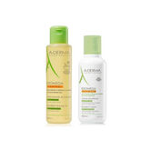 A-Derma Exomega Control Oil 500ml+Cream 400ml Set 2 Pieces