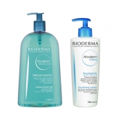 Bioderma Atoderm Crème 1l + Gel Douche 500ml