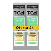 Neutrogena T/Gel Fettige & Normalen Haarshampoo 2x250ml