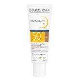 Bioderma Photoderm M Gel-Cream Farbe Braun Spf50 40ml