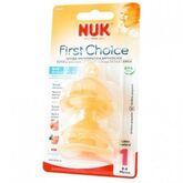 Tetina Ancha First Choice 1 S Latex 2 Unidades Nuk