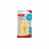 Nuk Breite Zitze Fc 6-18m Latex Bi 2 Uds