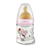 Nuk Biberon Firts Choice Hello Kitty T1 Latex 0-6 Moins 150ml