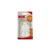 Nipplo In Silicone Nuk Fc Foro T-1 S 2uds