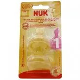 Tetina Ancha First Choice 1 M Latex 2 Unidades Nuk