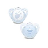 Nuk™ Baby Rose Silicone Soother Without Ring 2 U