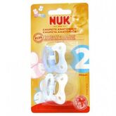 Nuk Pacifier Anatomical Latex Size 2 Blue 2uds