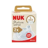 Nuk Tétine En Silicone Anticolique Nature Sense Taille L 2U