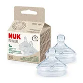 Nuk Tétine Nature Sense 0-6 Mois Taille S Silicone 2U