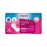 Hartmann Lindor Lady Pad Extra 4 Gouttes 14U