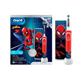 Oral-B Kids Set de Brosses à Dents Electriques Spiderman 2 Pièces