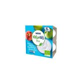 Nestle Nestlé Naturnes Bio Manzana y Melocotón 6m 4x 90g