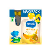 Nestle Sachet de 4 Fruits 4x90g Maxi Pack