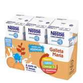 Nestlé Lait de Croissance 1+ Biscuits 3x180ml