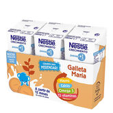 Nestlé Latte di Crescita 1+ Biscotti 3x180ml