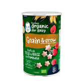 Gerber Snack Organic Céréales et Framboises 35g