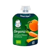 Gerber Organic Citrouille Banane Carotte 90g  