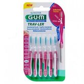 Gum Travler Brossette Interdentaire Cylindrique Fine 1,4 Mm Réf 1612 4 Unités