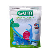 Gum Sunstar Easy Flossers Cool Mint Vit-E Fluor 30 Einheiten