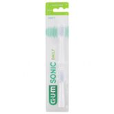 Gum Sonic Daily Refills White Brush 2U