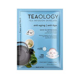 Teaology Glättende Anti-Ageing-Maske für Gesicht und Hals mit weißem Tee 21ml