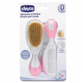 Chicco Brosse Et Peigne Rose 0m+