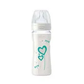 Chicco Nature Glass Bottle With Silicone Teat 0m 240ml 