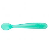 Chicco Duplo Soft Blue Silicone Spoon 6m+ 2 Unités