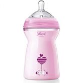 Chicco Naturalfeeling Rosa Baby Bottiglia Rosa Flusso Veloce 330ml 6m Di Chicco Naturalfeeling 330ml 6m