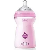 Chicco Naturalfeeling Rosa Baby Bottiglia Rosa Flusso Veloce 330ml 6m Di Chicco Naturalfeeling 330ml 6m