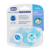 Chicco Pacifier Physio Light Blue 2-6M 2U