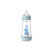Chicco Bottle Perfect5 4M+300ml Blue Silicone