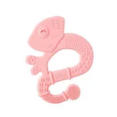 Chicco Supersoft Iguana Pink Beißring 2M+