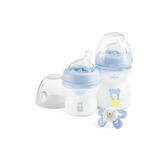 Chicco Natural Feeling Blue 0M+ Set 3 Artikel