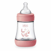 Chicco Perfect Babyflasche 0M+ Silikon Rosa 150ml