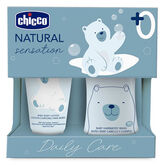 Chicco Natural Sensation Set D'hygiène Et De Bain 2 Pièces