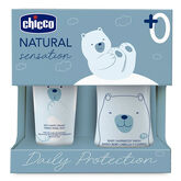 Chicco Sensation Natural Hygiène Et Couches 2 Pièces Set