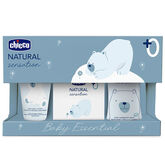 Chicco Natural Sensation Set De Toilette Et De Bain 3 Pièces