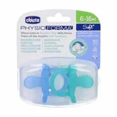 Chicco Physio Soft Silikon Schnuller Blau 6-12M