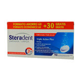 Steradent Dreifachwirkung Plus 60 Tabletten 30 Tabletten