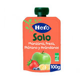 Sac Hero Baby Pomme Banane Fraise Myrtilles 100g