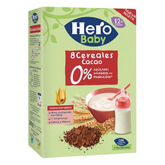 Hero Baby Baby Food 8 Cereals Cocoa 340g