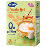 Hero Baby Papilla 8 Cereals Honey 340g